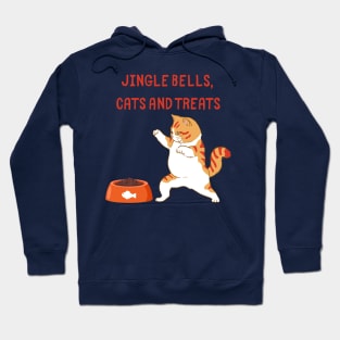 Jingle Bells, Cats and Treats Hoodie